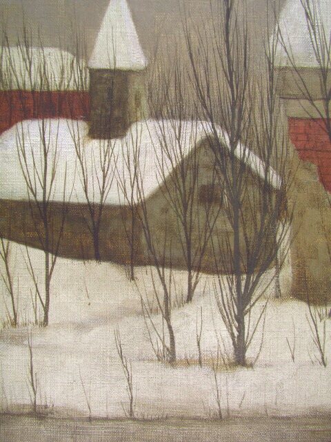 楽天市場】福井良之助 修道の冬 油彩4号 : ギャラリーダッドアート