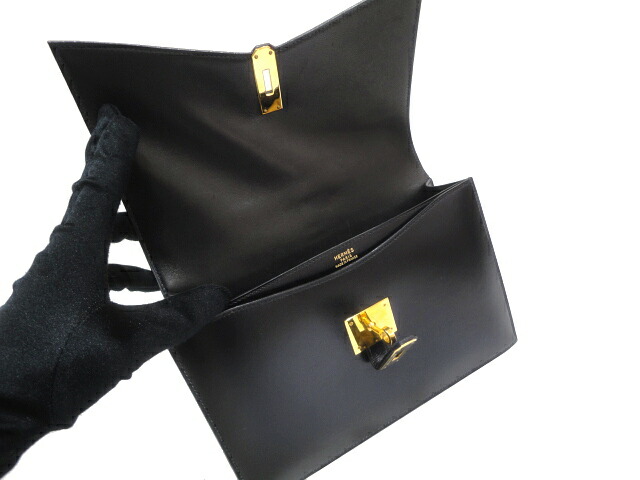 楽天市場】【極美品】HERMES エルメス ケルゴ ボックスカーフ ブラック