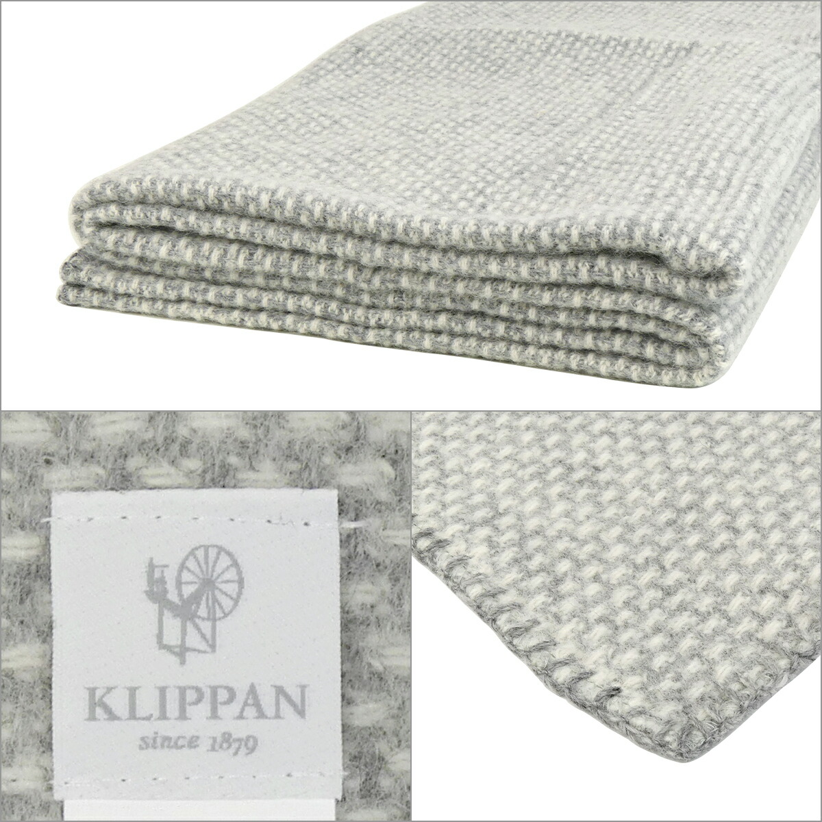 楽天市場】KLIPPAN クリッパン スローケット ウールブランケット