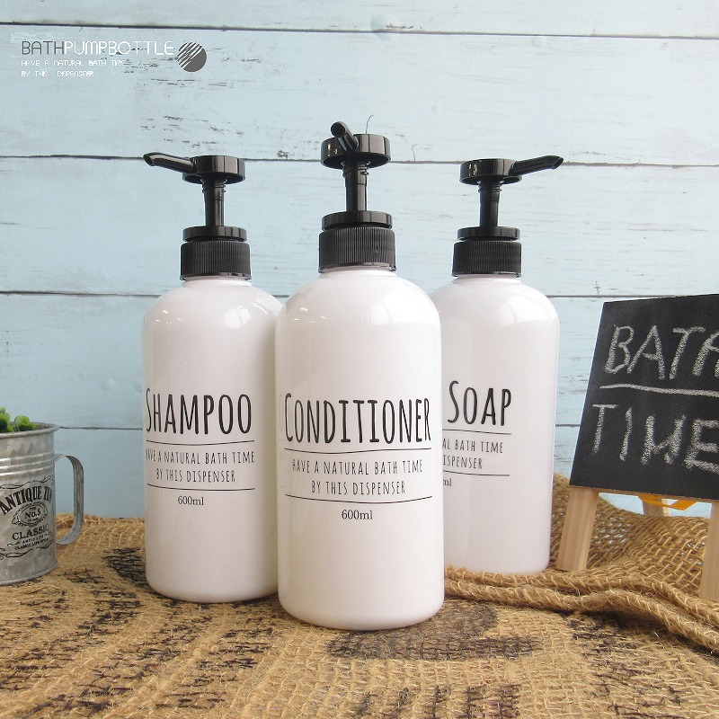 楽天市場】【ポンプボトル・詰め替え】〇ラウンド 3本セット ポンプ