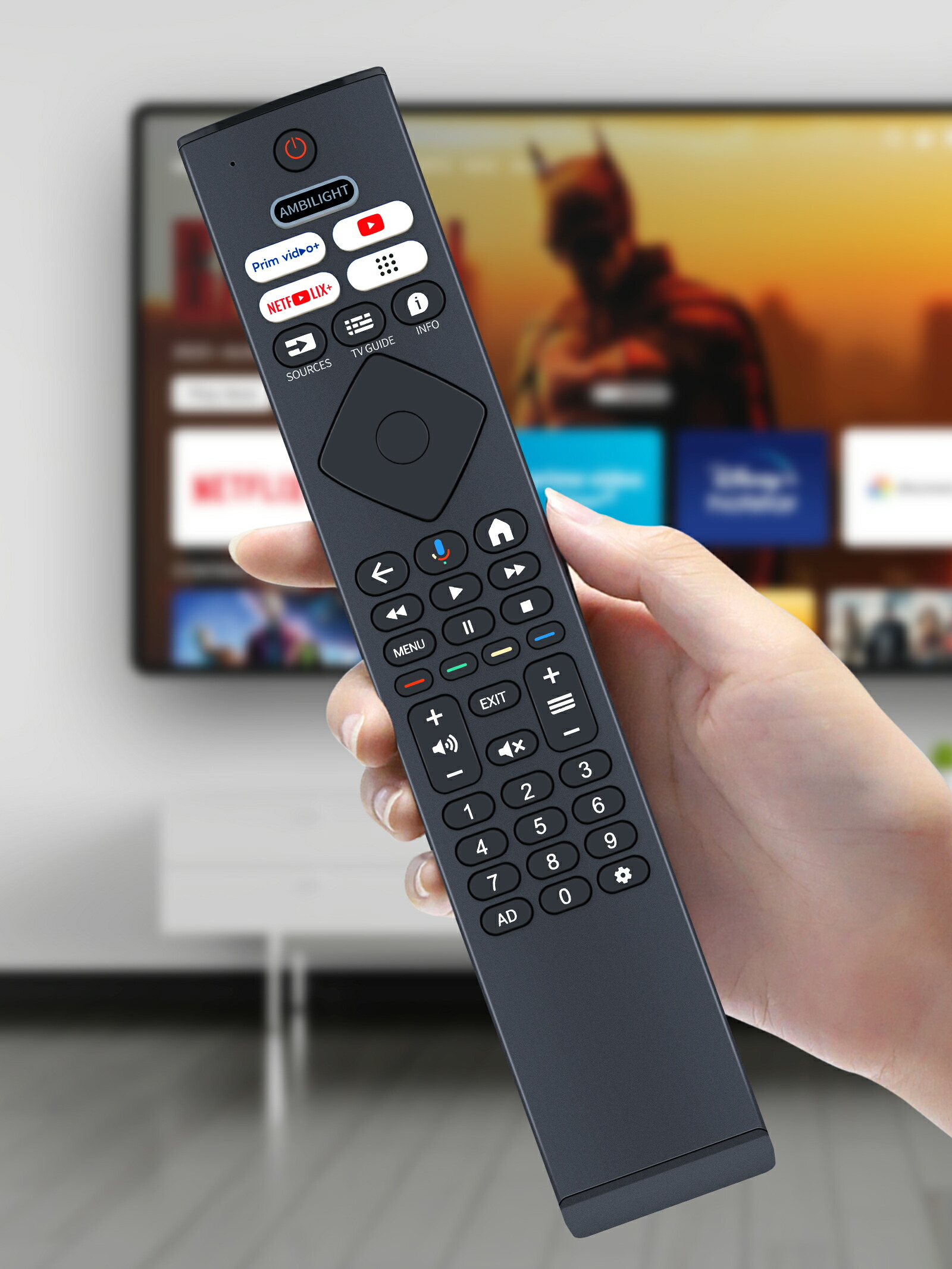 楽天市場】テレビリモコン PHH6569 for Philips フィリップスリモコン