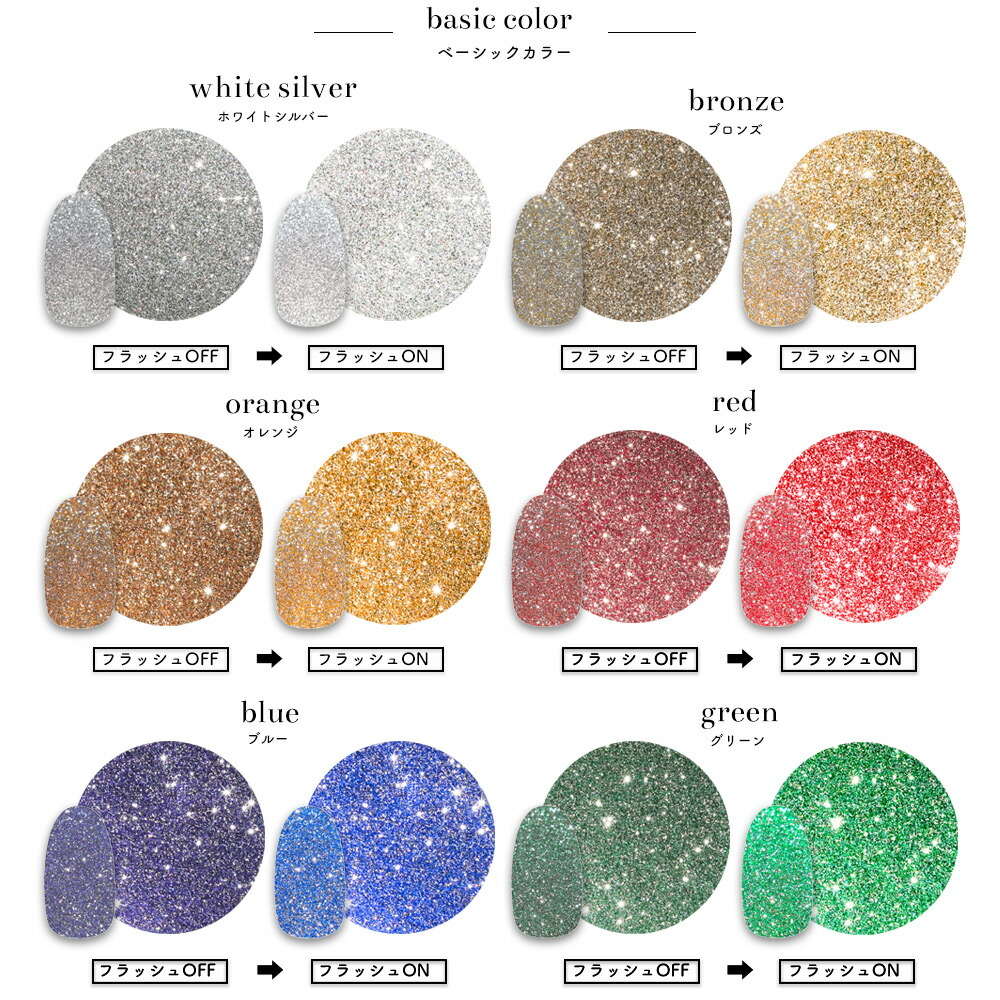 楽天市場】ネイルアート フラッシュパウダー バラエティシリーズ 約1.5