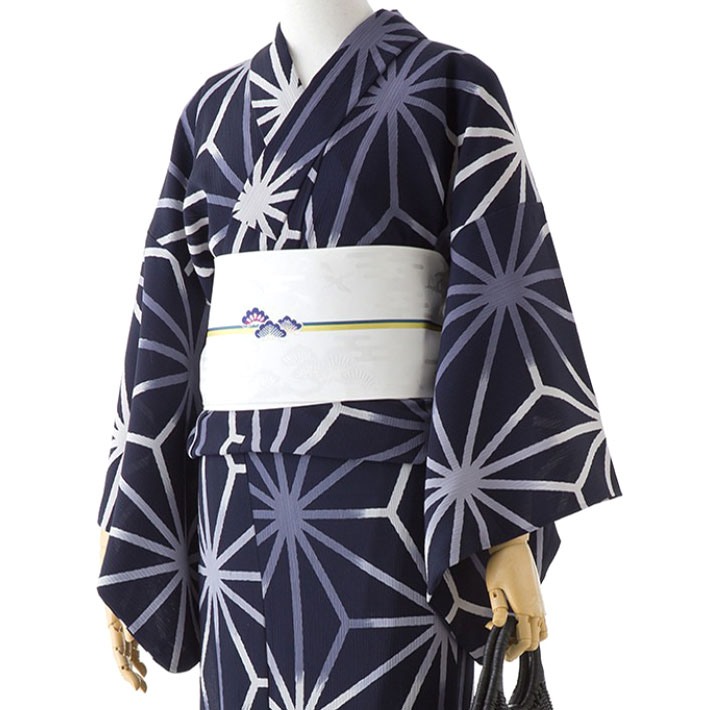 楽天市場】【10%OFFクーポン配布中】撫松庵 麻の葉 古典柄 紺地 濃紺