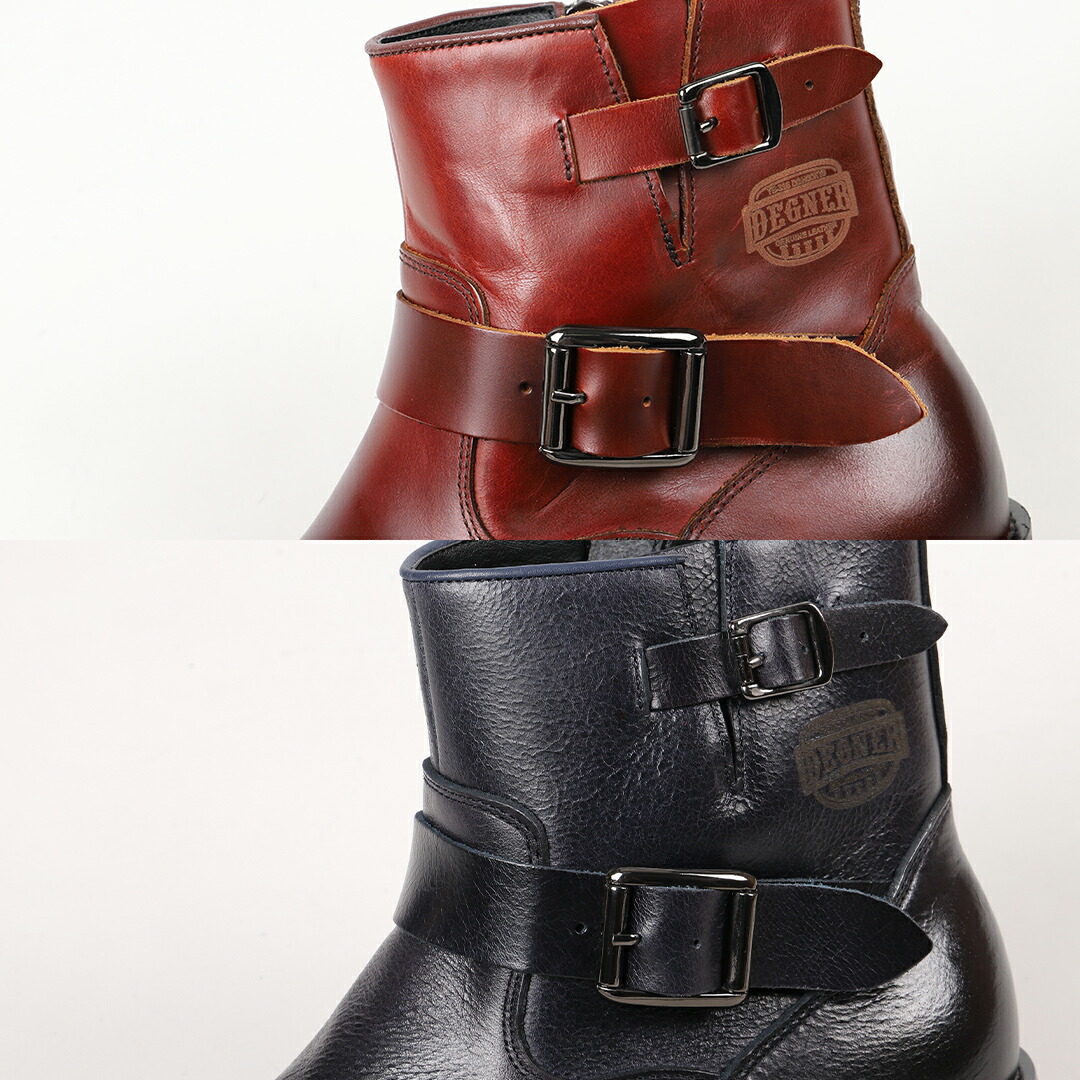 楽天市場】デグナー DEGNER メンズ シフトガード付レザーブーツ