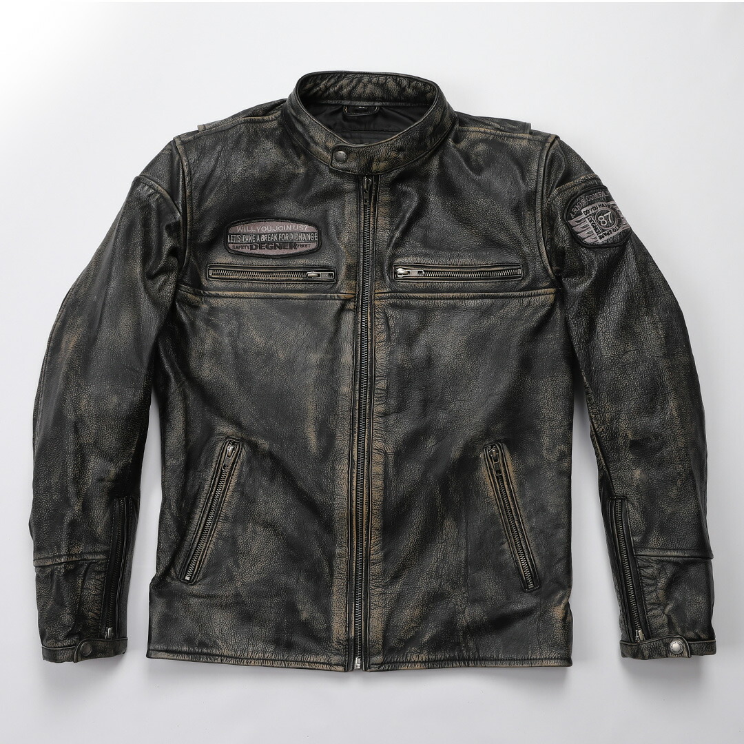 楽天市場】デグナー DEGNER レザー ジャケット メンズ 秋 冬 ブラック