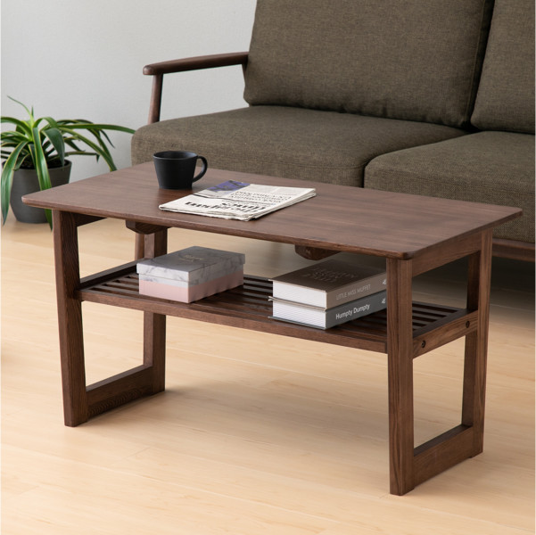 楽天市場】センターテーブル リビング テーブル 机 コンパクト 無垢材