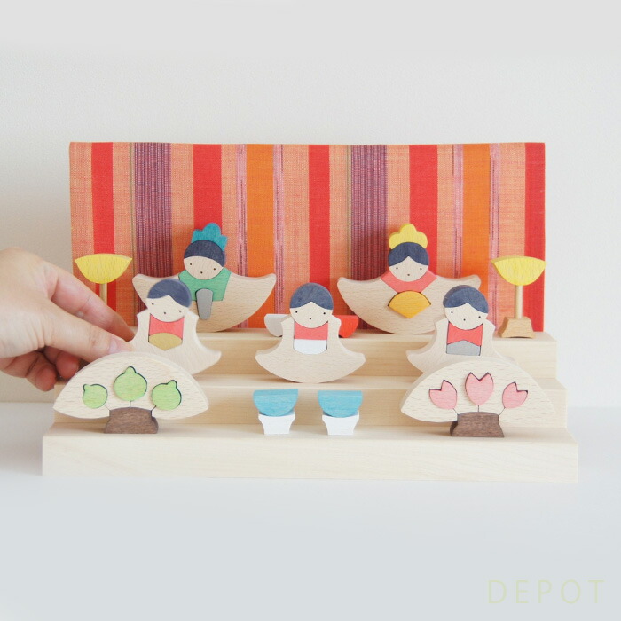 楽天市場】小黒三郎 ひな人形 【 銀杏円びな 三段飾り ( 普通垂幕