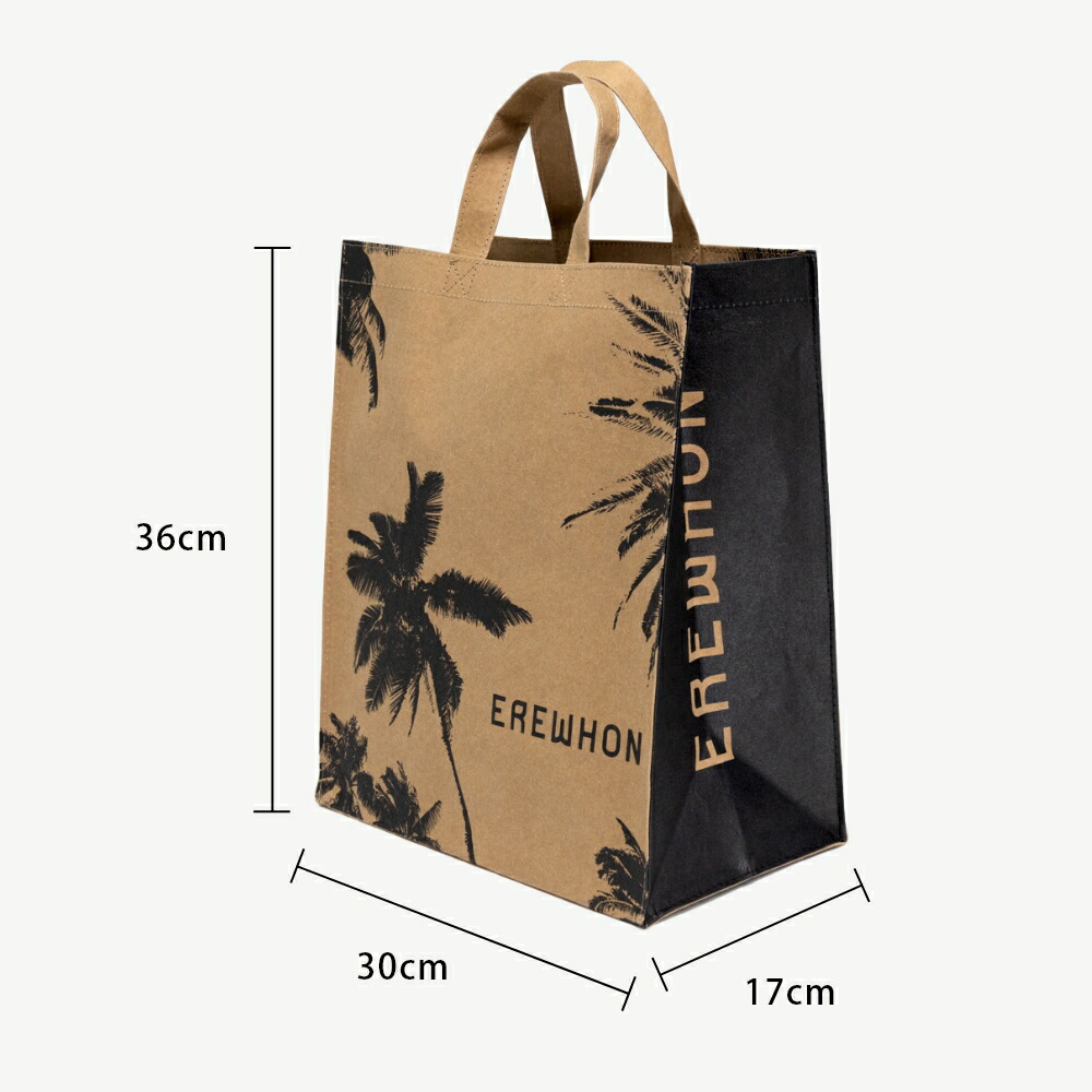 楽天市場】【レビュー特典】EREWHON エレフォン Washable Kraft Bag