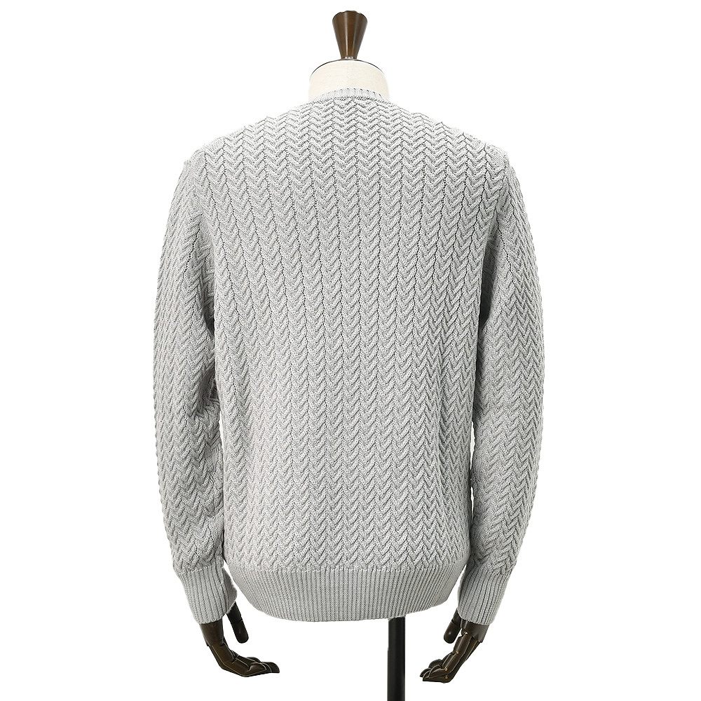 楽天市場】ザノーネ ZANONE ケーブル編みニット メンズ クルーネック