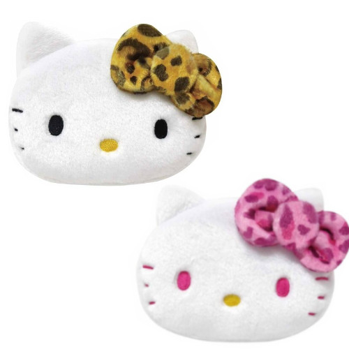 楽天市場】ハローキティヒョウ柄シリーズ フェイスポーチ キティちゃん