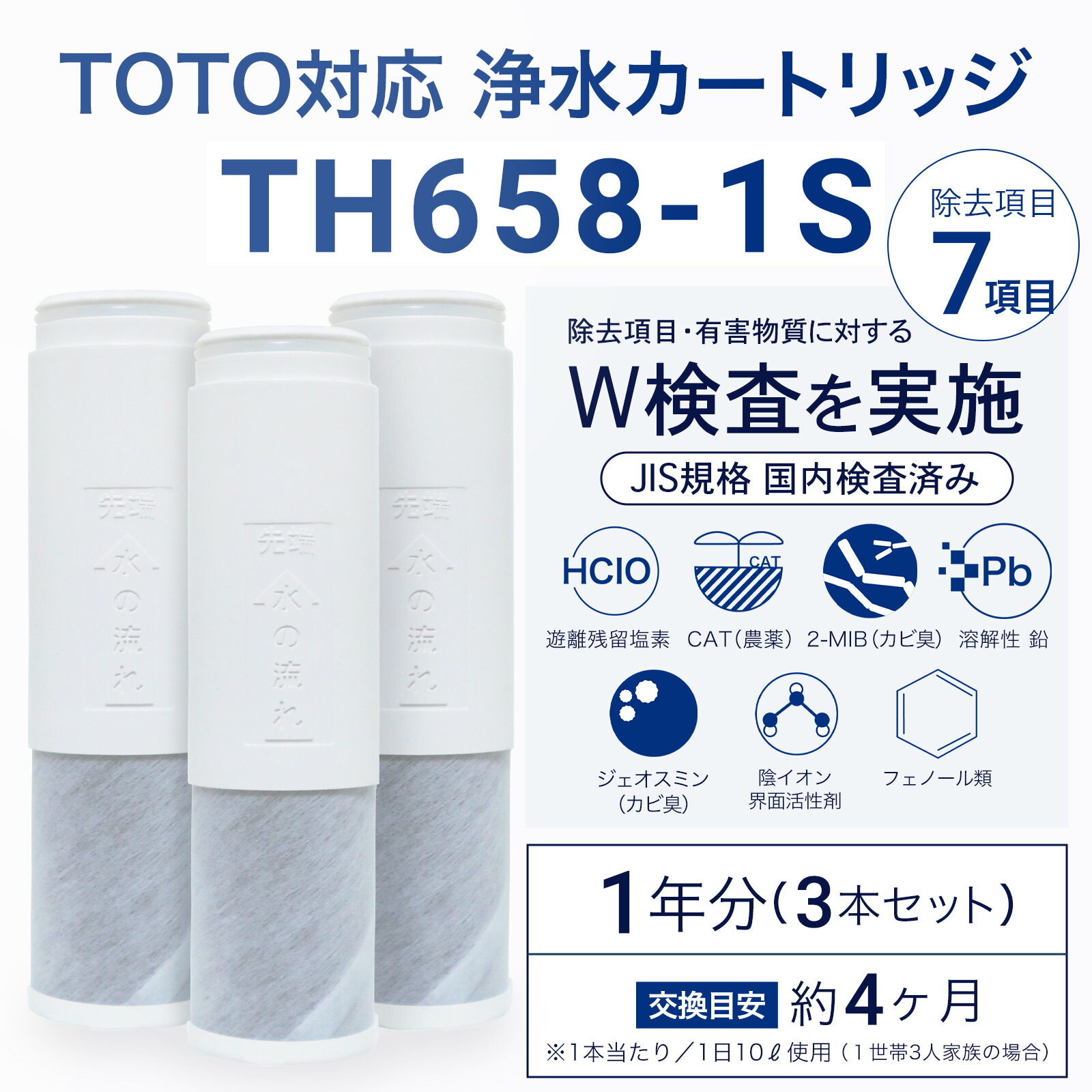 楽天市場】【1本おまけ】【JIS規格日本検査済み】TOTO対応 TH658-1S
