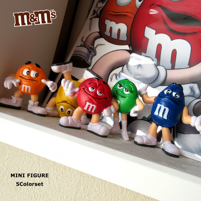 楽天市場】フィギュア M&M's ミニフィギュア 5色セット おしゃれ 人気