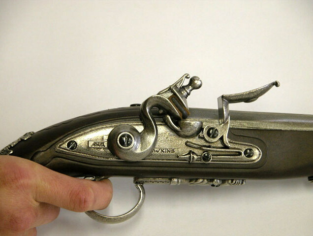 楽天市場】ハンマー式エアコッキングガン フリントロック・ピストル