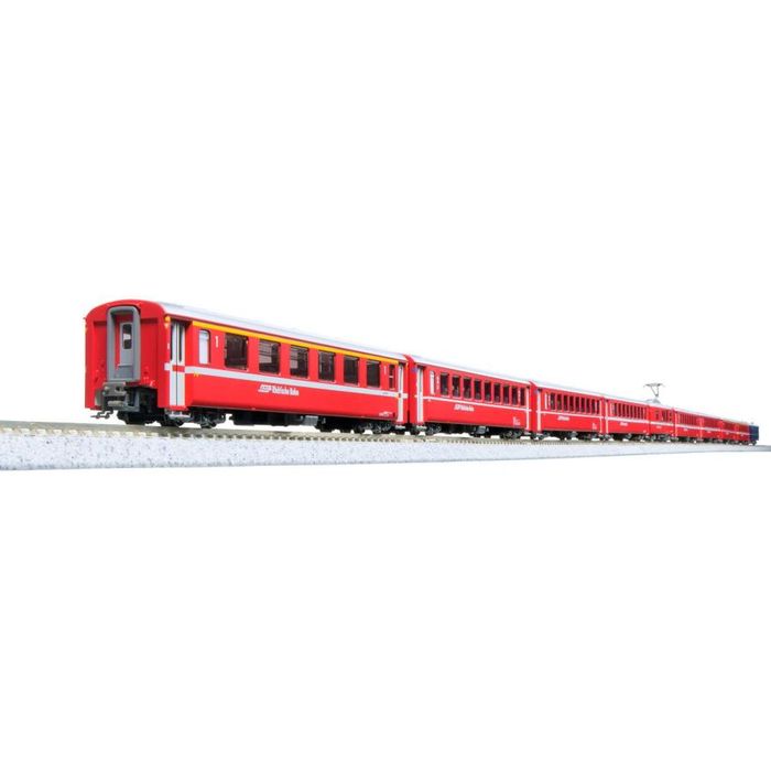 カトー アルプスの赤い客車 EWI 4両基本セット 10-1413 (鉄道模型