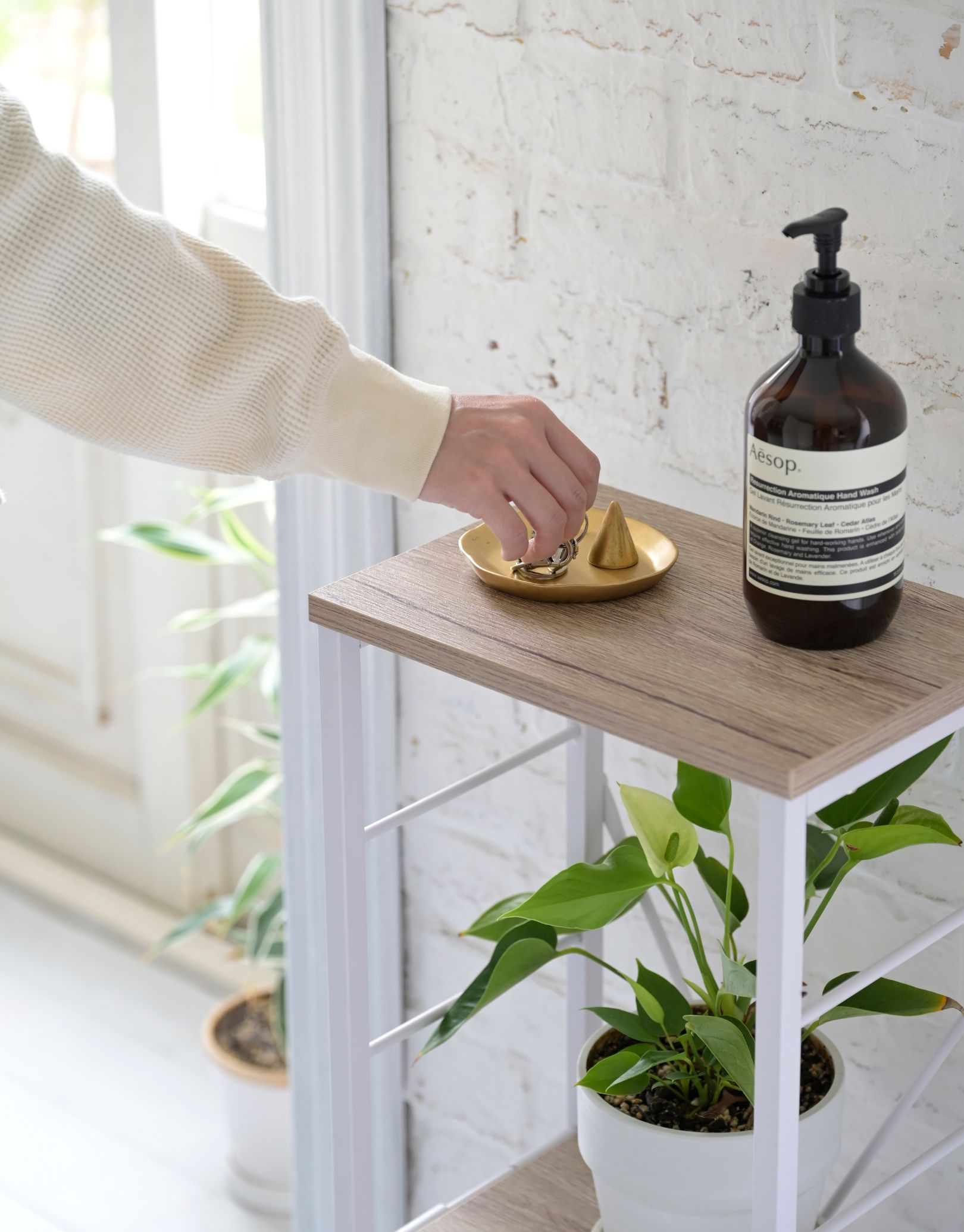 楽天市場】棚を動かせる コンソールテーブル スリム 幅30/50 奥行20 高