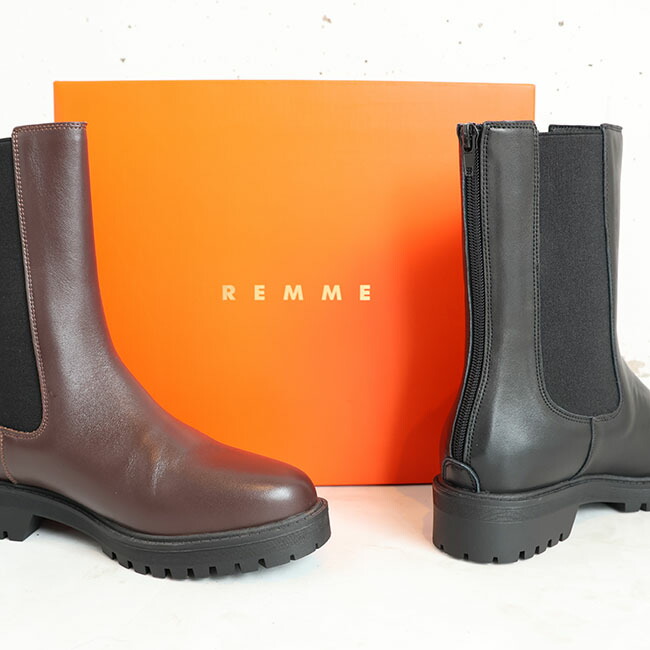 楽天市場】【新作】REMME(レメ)サイドゴアブーツチェルシーブーツ