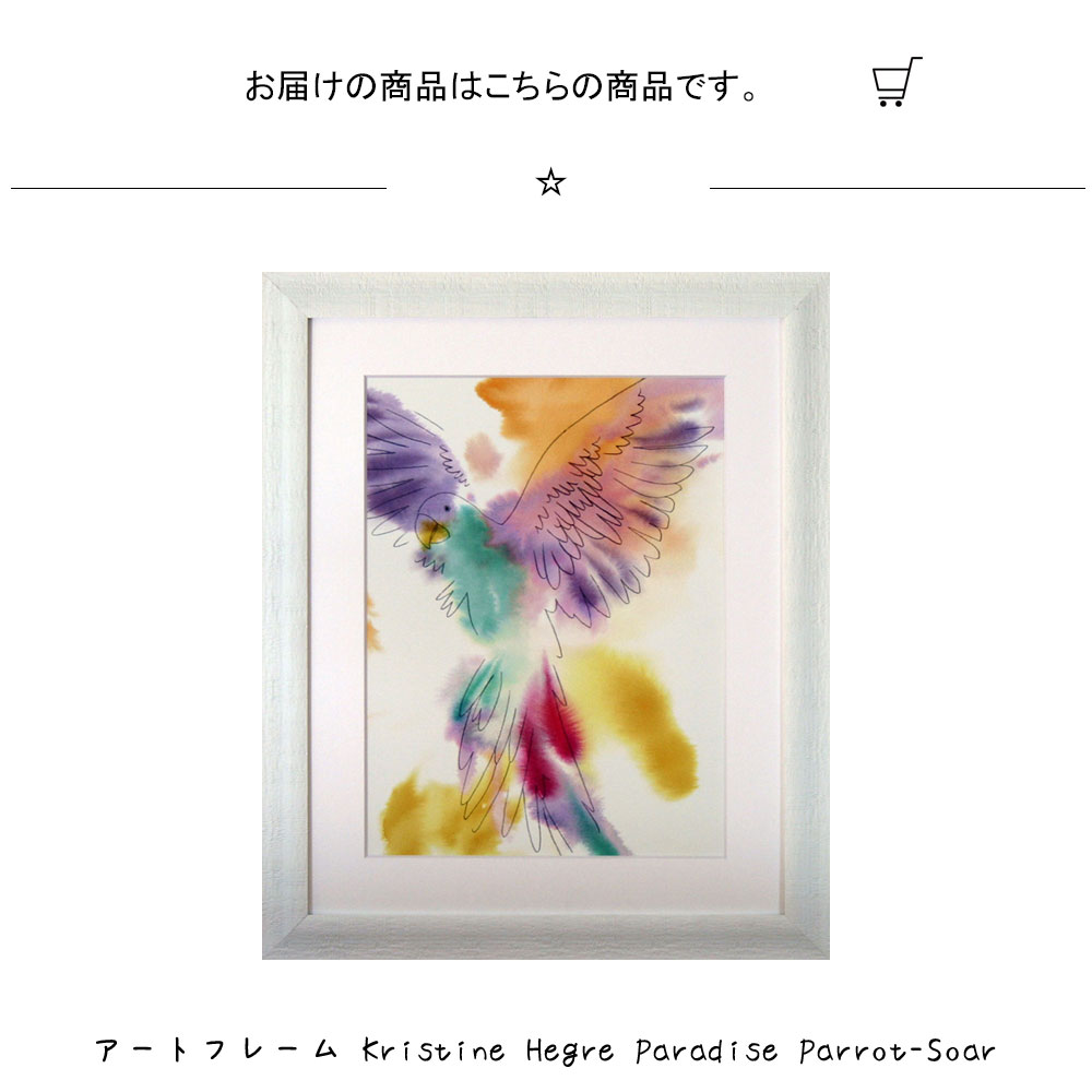 楽天市場】アートフレーム Kristine Hegre Paradise Parrot-Soar