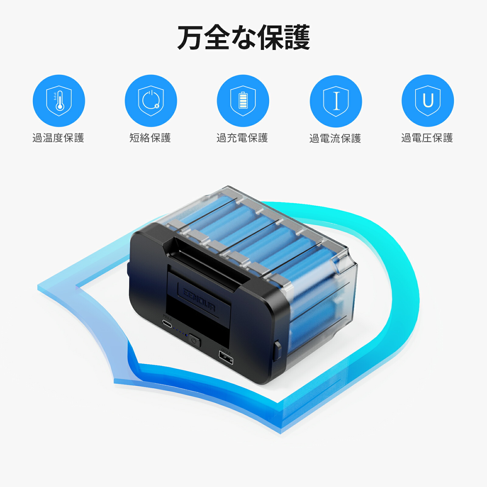 楽天市場】EENOUR 車載冷蔵庫用バッテリー DB01 大容量 15600mAh