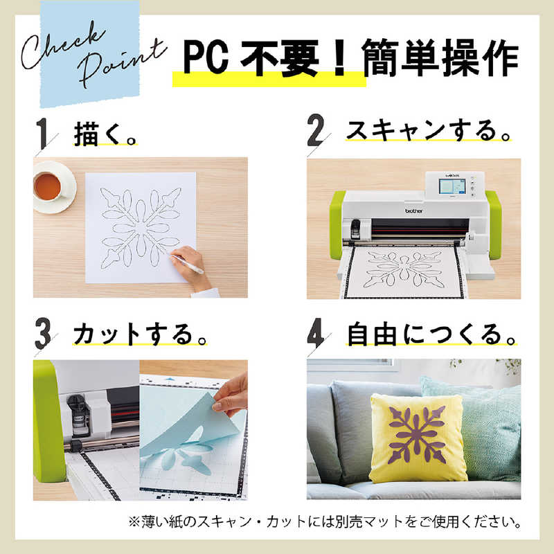 楽天市場】小型カッティングマシン スキャンカットDX SDX85 ScanNCut