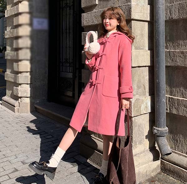 楽天市場】ダッフルコート レディース 冬コート ロングコート 無地