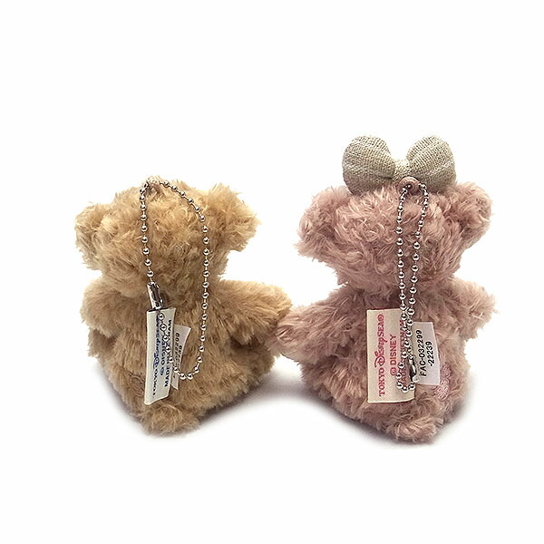 楽天市場】ダッフィー＆シェリーメイ チャーム お座りぬいぐるみ