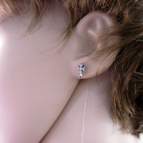 楽天市場】クロムハーツ ピアス CHROME HEARTS CH クロス ファット