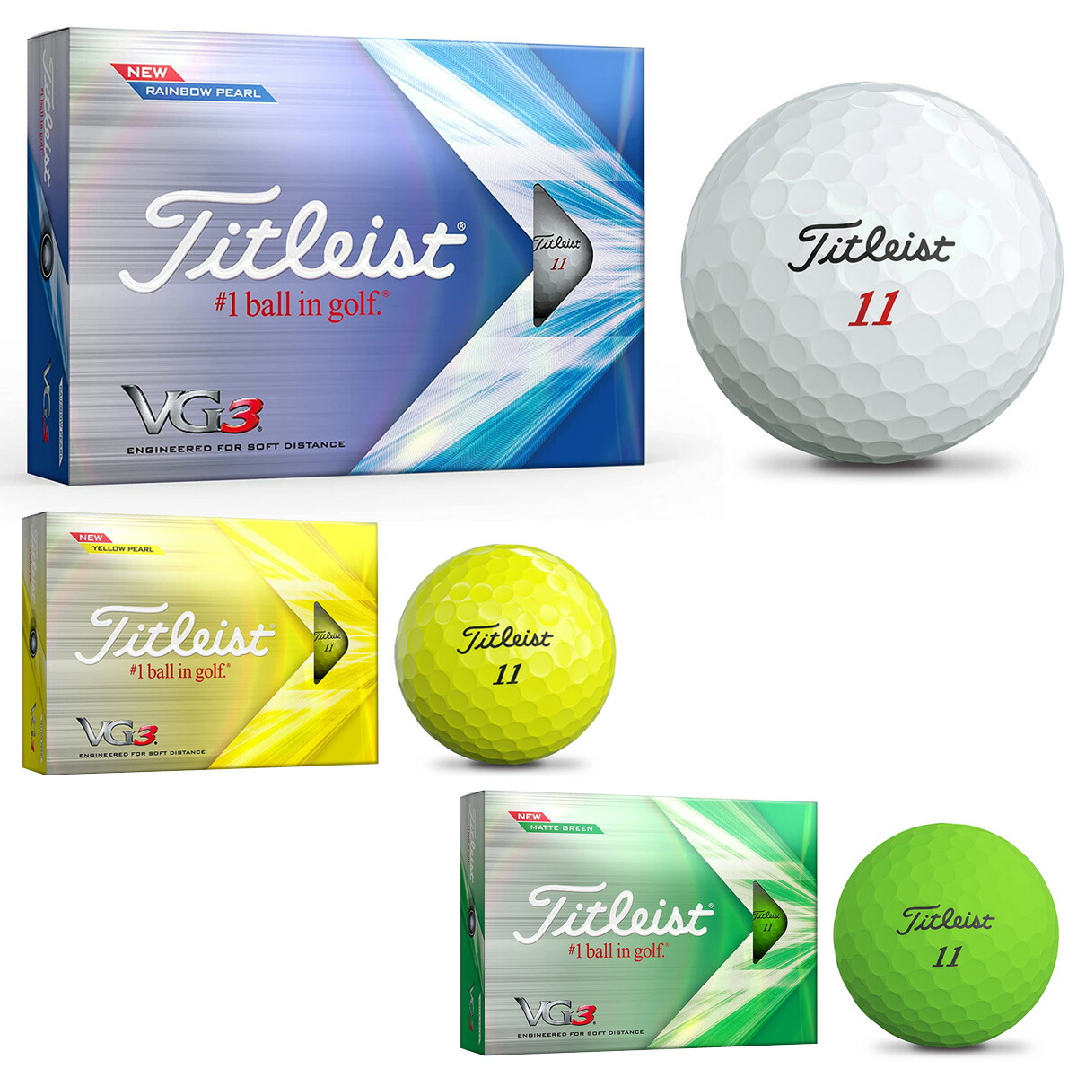 楽天市場】Titleist タイトリスト 日本正規品 VG3 ブイジースリー