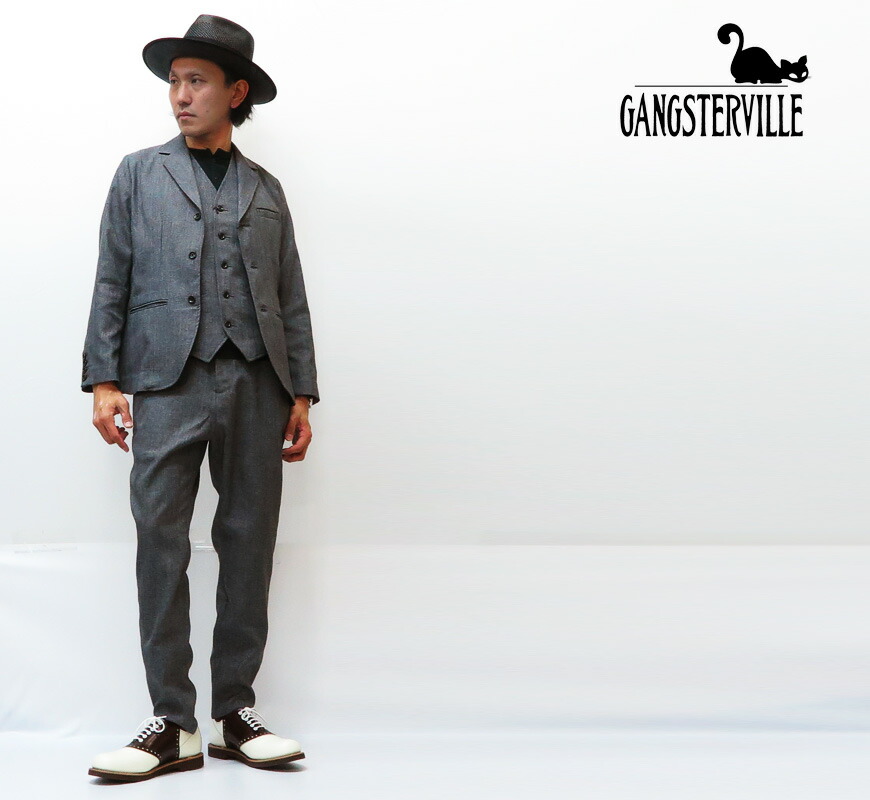 楽天市場】GANGSTERVILLE ギャングスタービル ベスト ジレ TUMBLING