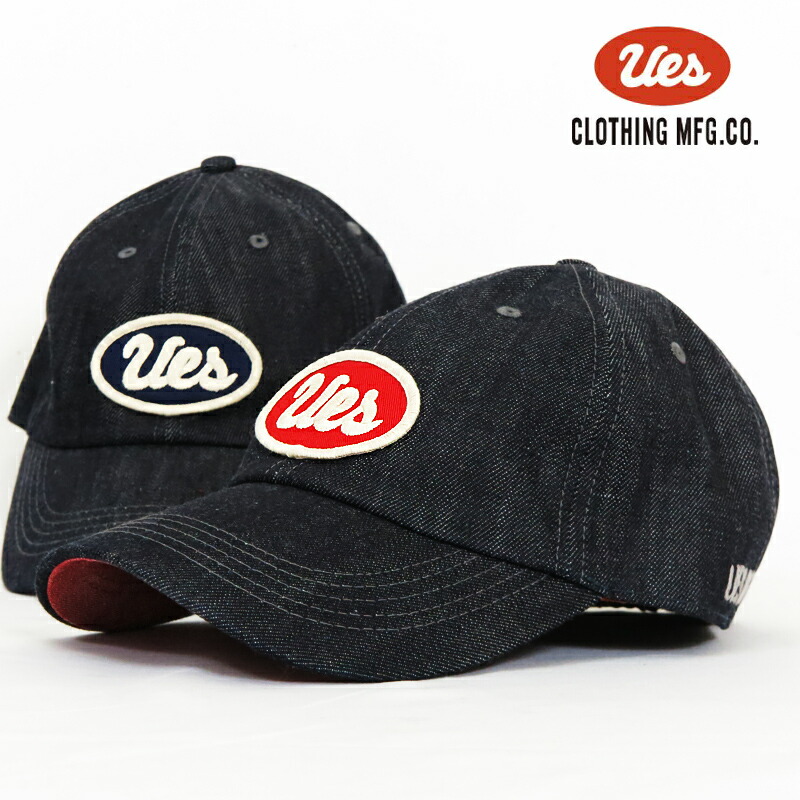 楽天市場】UES ウエス ワッペン デニム キャップ 「UES」 帽子 UES