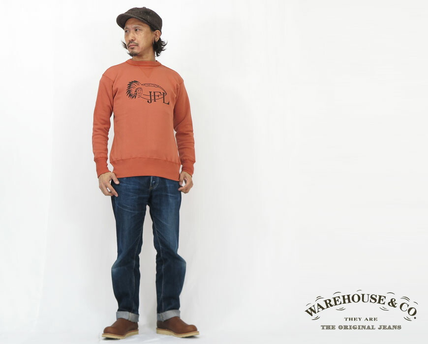 K*M様 WAREHOUSE JFLロゴ スウェット44 楽天市場】WAREHOUSE ウエア
