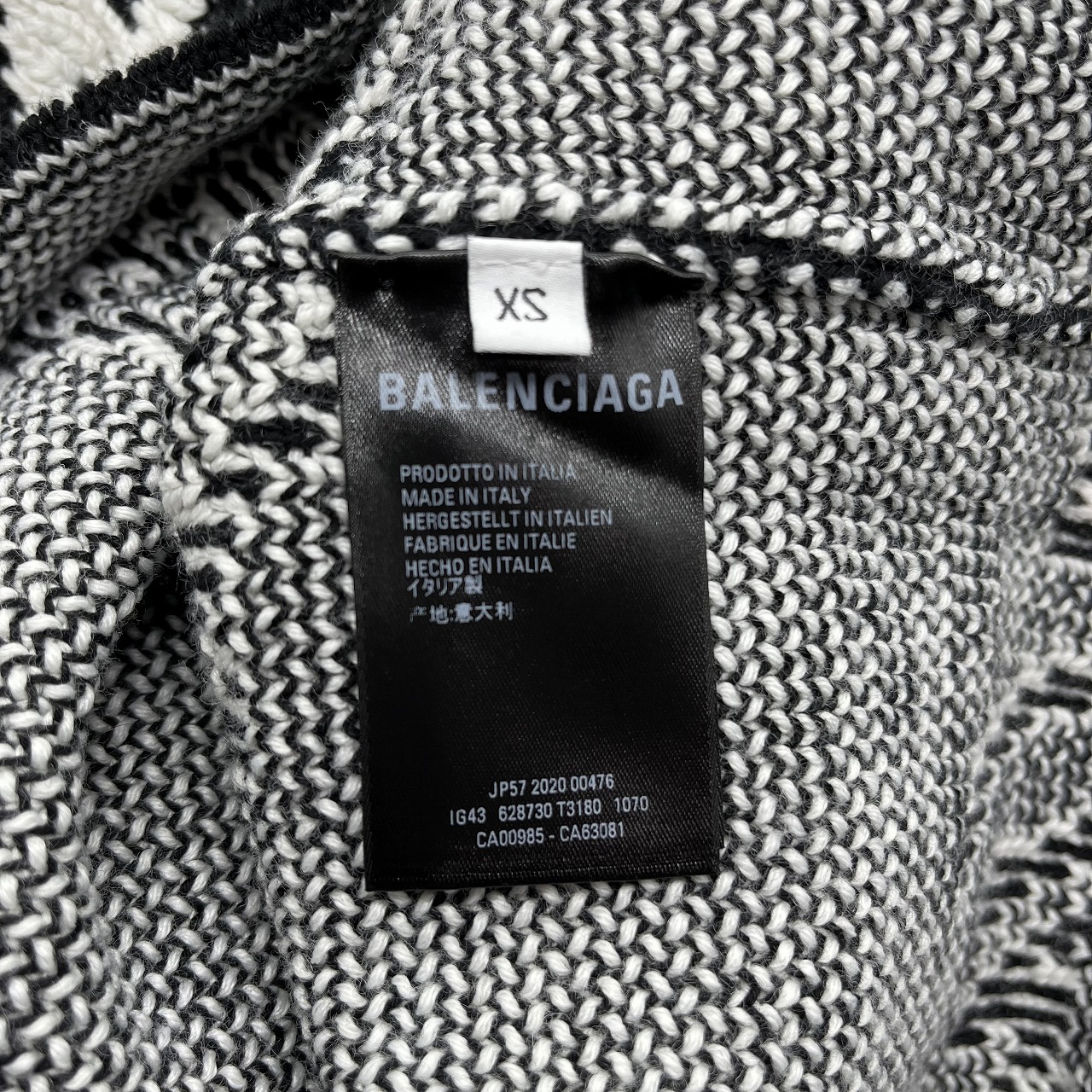 楽天市場】BALENCIAGA 20aw SCRIBBLE KNIT SWEATER サイズXS