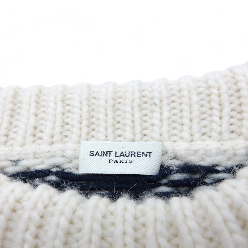 楽天市場】SAINT LAURENT PARIS 13aw NORDIC SWEATER サイズS 331127