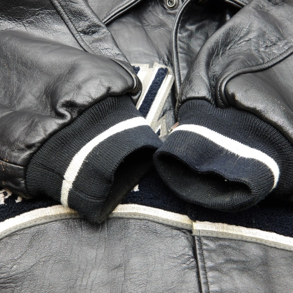 楽天市場】PHATFARM 90s ALL LEATHER JACKET BLACK サイズ3XL ファット