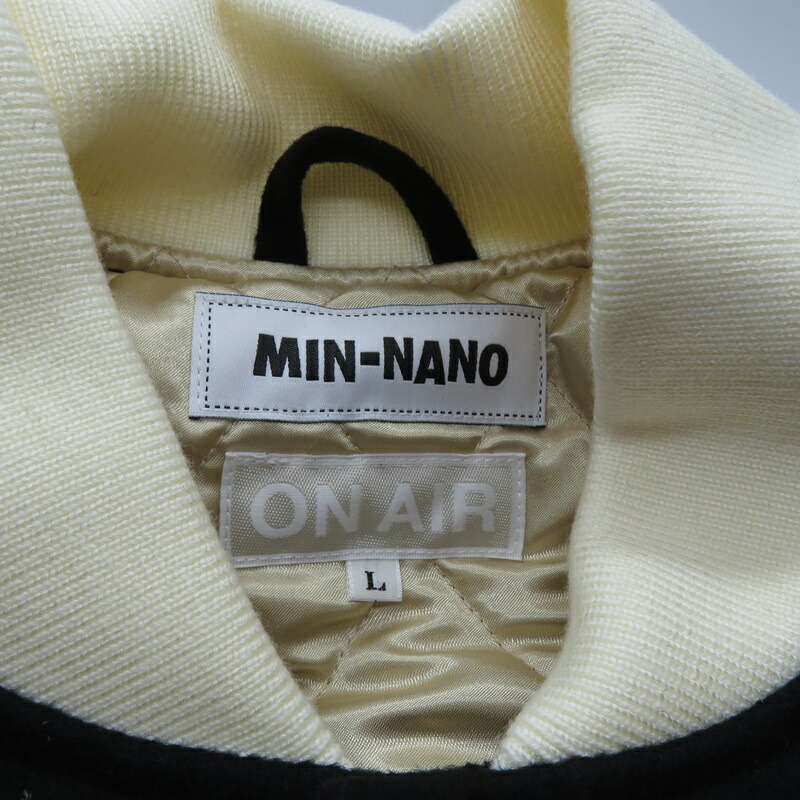楽天市場】ON AIR 23ss MNOA VARSITY JACKET SIZE L オンエア ミンナノ