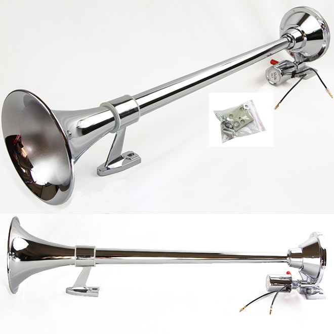 楽天市場】エアーホーン ヤンキーホーン 12V/24V ラッパ トラック