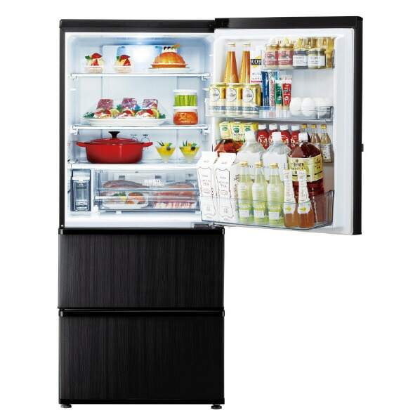 楽天市場】AQUA 【右開き】272L 3ドア冷蔵庫 SVシリーズ ウッド