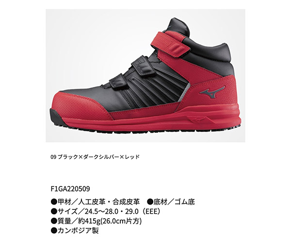 楽天市場】ミズノ 安全靴 SSII 21 H F1GA2205 強靭 オールマイティ