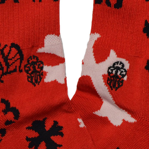 楽天市場】CHROME HEARTSSTENCIL Socks / Redクロムハーツステンシル