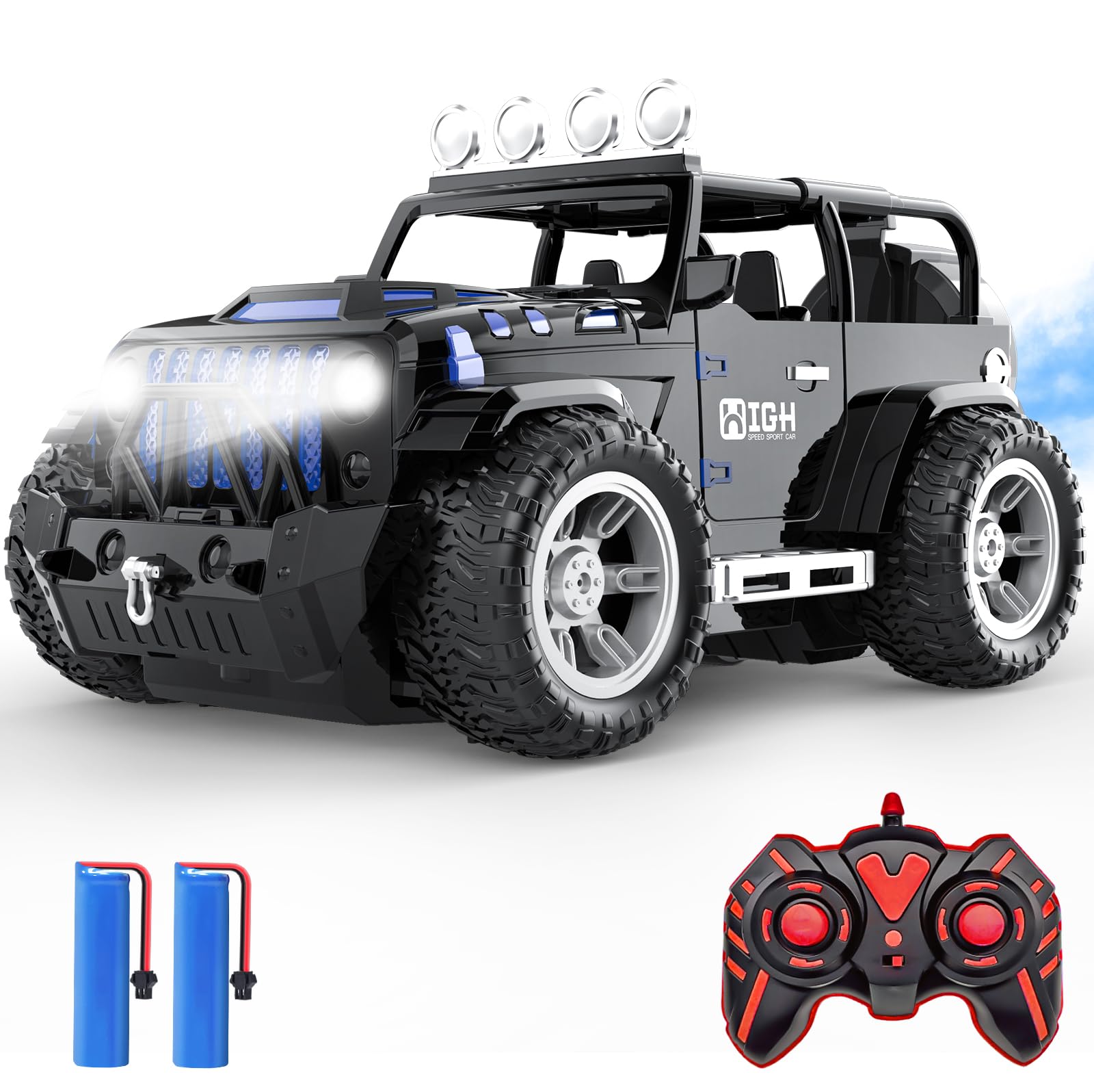 楽天市場】ラジコンカー こども向け おもちゃ 1/16 オフロード ジープ