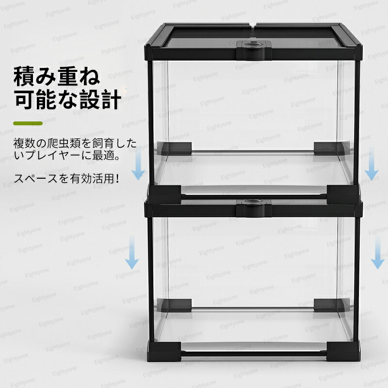 楽天市場】水陸両用 爬虫類ケージ テラリウム 爬虫類 飼育ケース 飼育