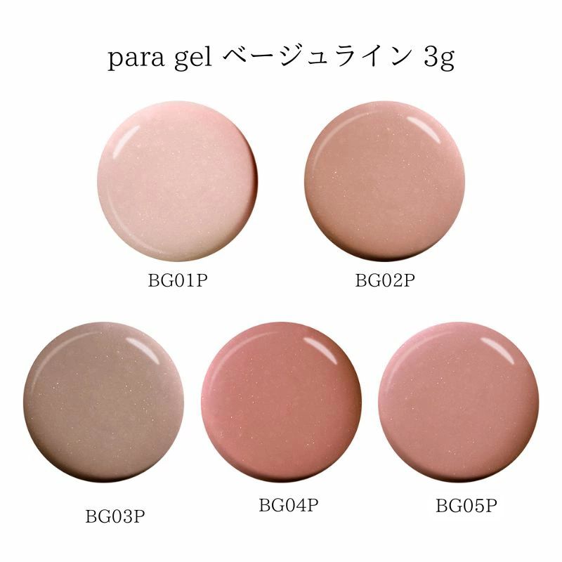 楽天市場】【最大3％OFF】 パラジェル para gel ベージュライン 3g 【5