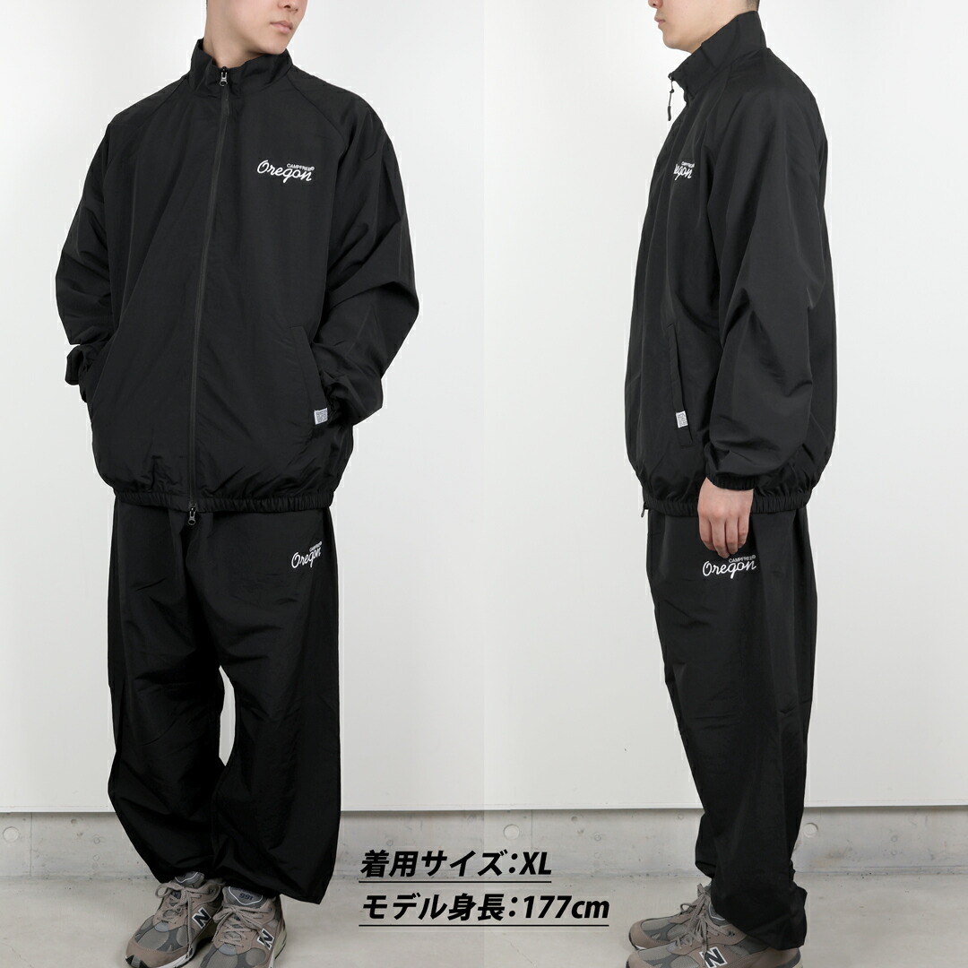 楽天市場】CAMPFREE ナイロン ジャージ セットアップ メンズ トラック