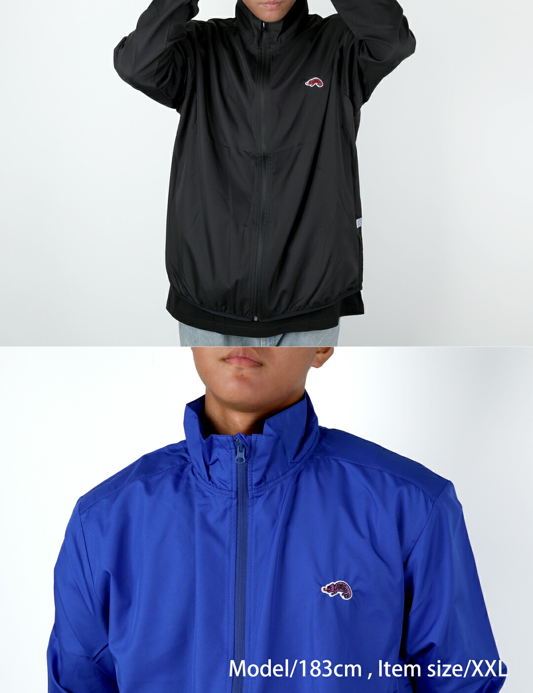 楽天市場】カメレオン ワンポイント ナイロンジャケット リップス