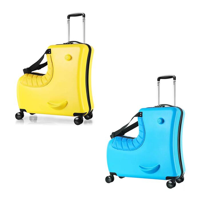 楽天市場】子供用スーツケース乗れる キッズキャリーケース トランク