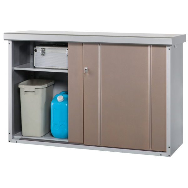 楽天市場】タカヤマ物置 TJS-0150 約幅1550×奥行550×高さ1000(mm