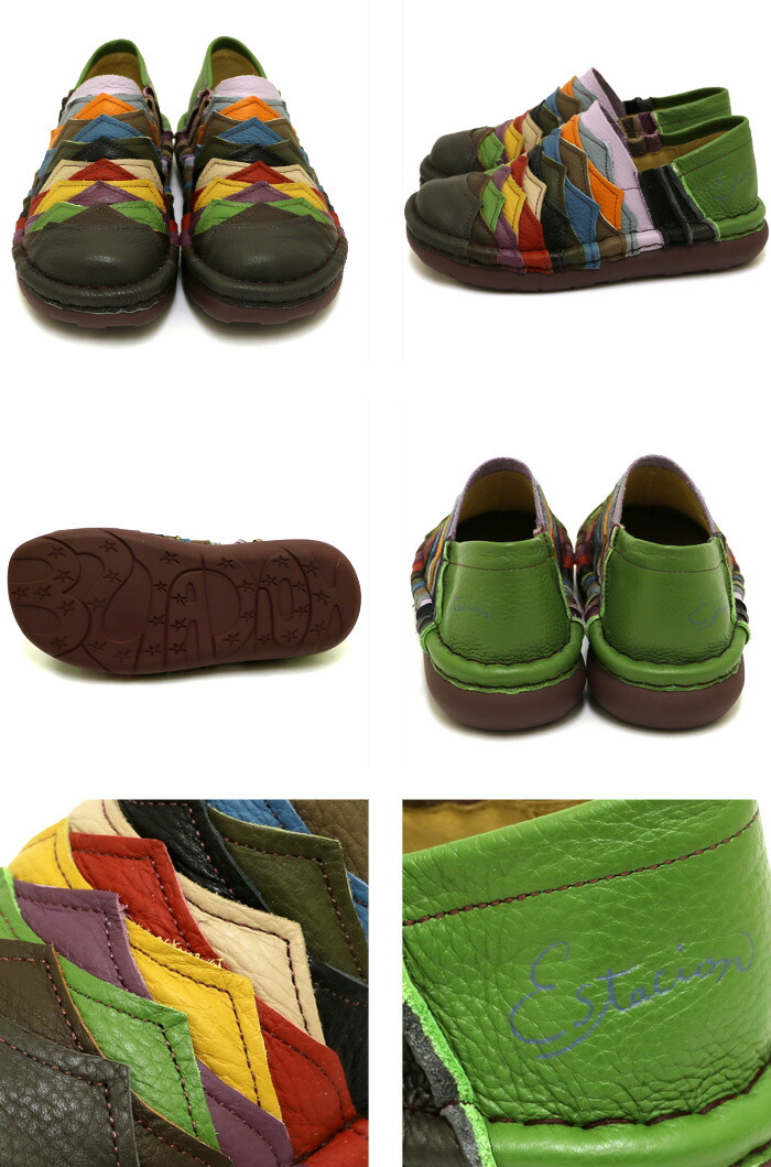 楽天市場】【送料無料】Estacion〜エスタシオン〜・パッチワーク本革