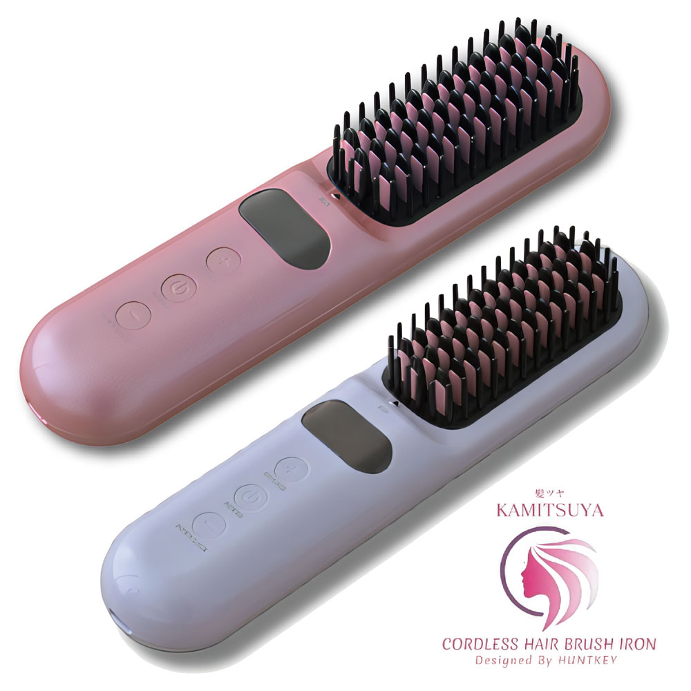 楽天市場】【メーカー直送/代引不可】HUNTKEY 髪ツヤ コードレスブラシ