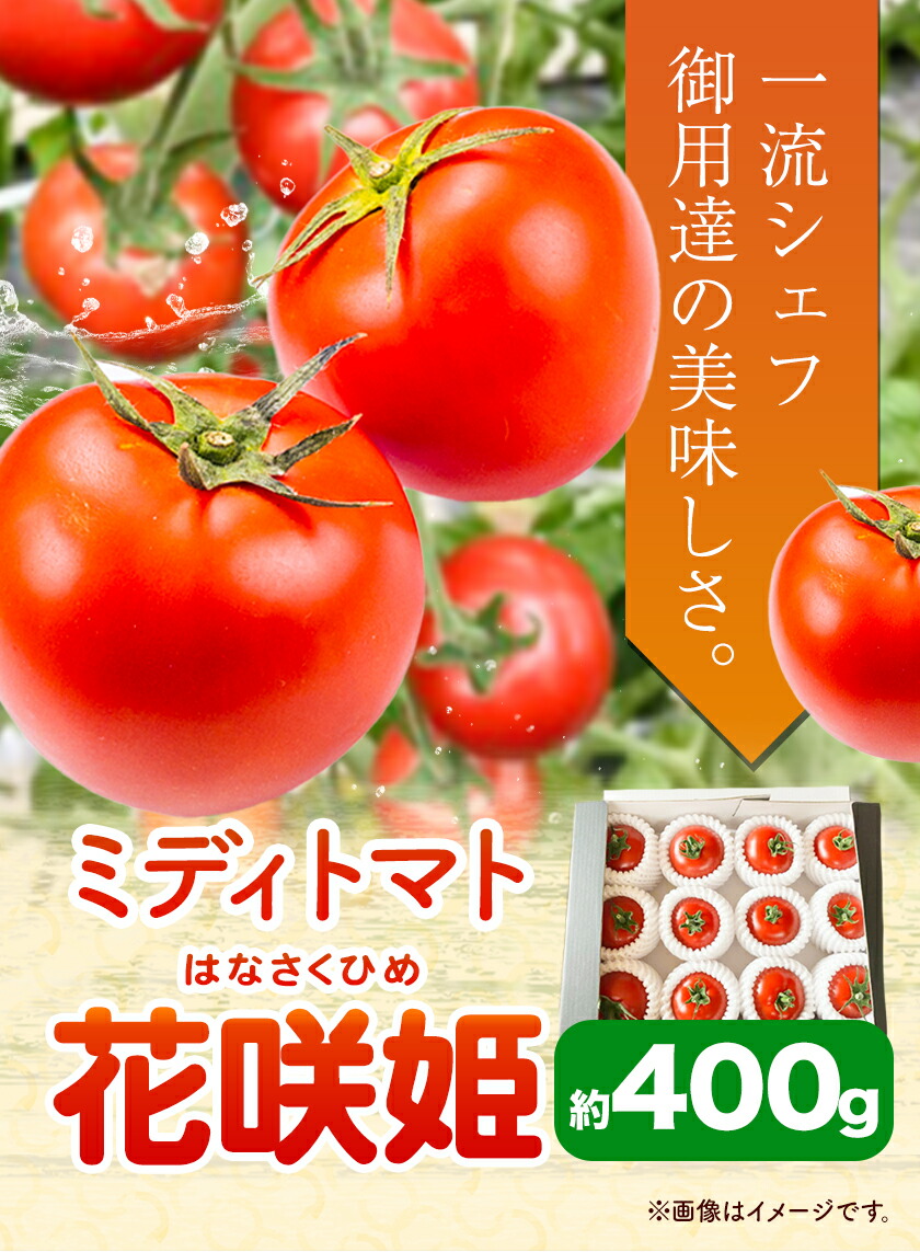 楽天市場】【ふるさと納税】【先行予約】ミディトマト 花咲姫 400g
