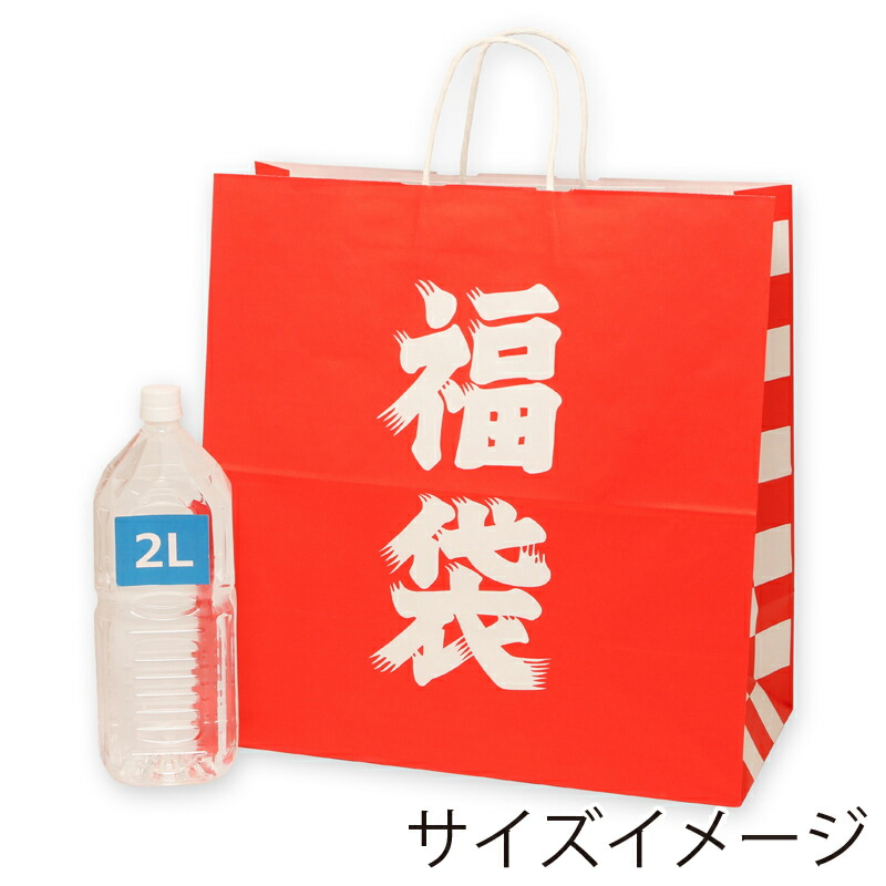 楽天市場】紙袋 手提げ袋 25チャームバッグ 45-1 福袋 50枚 #003295500
