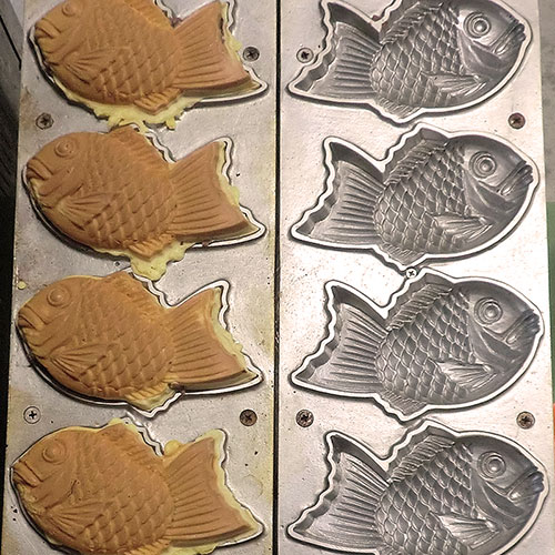 楽天市場】日本製 ガス式 蜜元 たい焼き機 都市ガス用ミツモト 鯛焼き